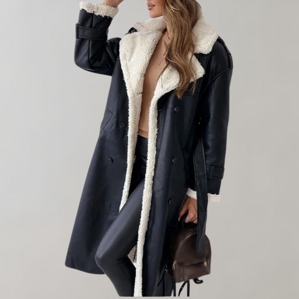 Wintermantel – Zweireiher – Gürtel – Langer Mantel – Winterjacken für Damen