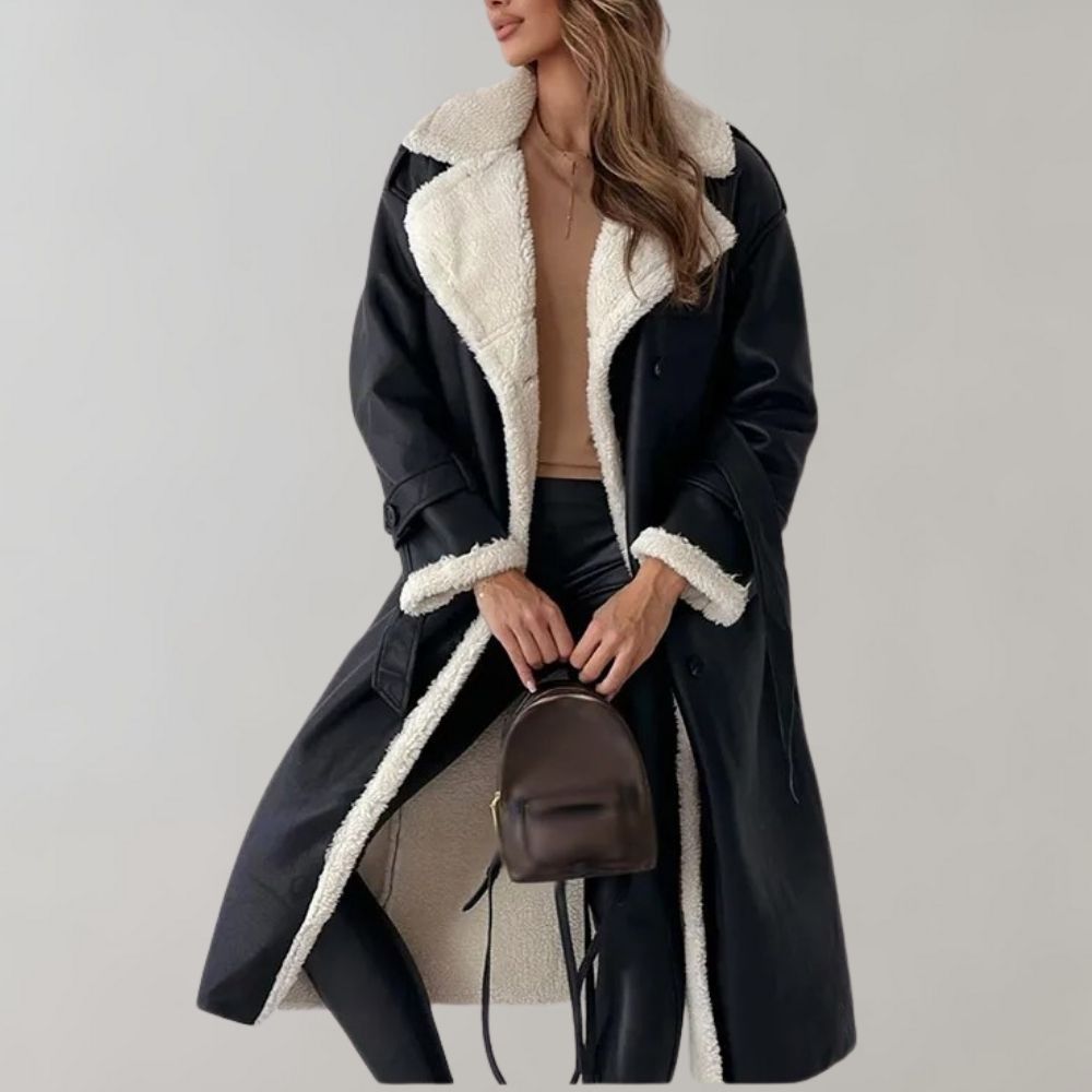 Wintermantel – Zweireiher – Gürtel – Langer Mantel – Winterjacken für Damen