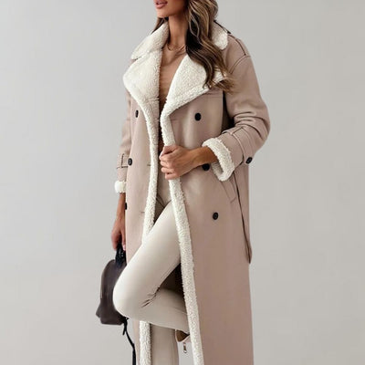 Wintermantel – Zweireiher – Gürtel – Langer Mantel – Winterjacken für Damen