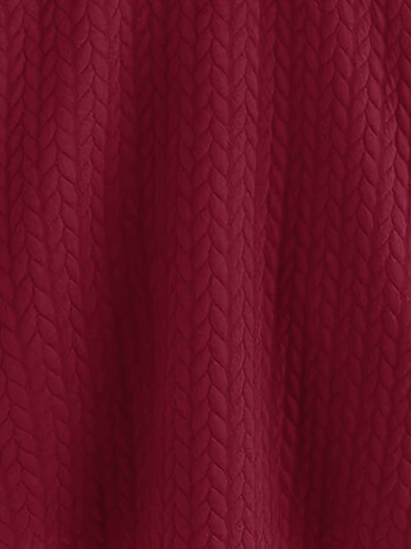 Wintermantel mit Kapuze - Warmer, übergroßer Wintermantel mit Knopfleiste für Damen