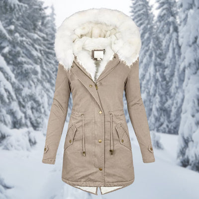 Winterparka | Mit Kapuze | Mit Pelz gefüttert | Wintermantel | Winterjacken für Damen