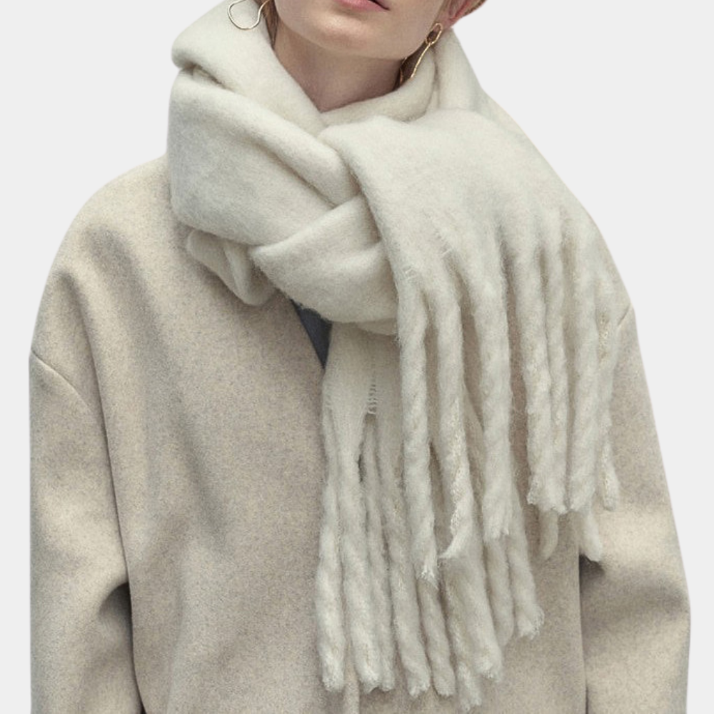 Winterschal | Warm | Groß | Grob gestrickter Schal | Damenschal