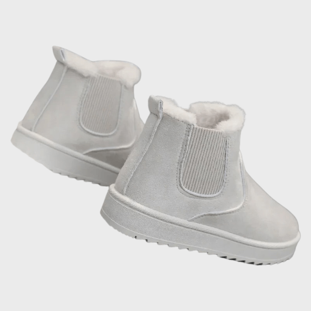 Winterstiefel | Slip-Ons | mit Fell gefüttert | Stiefeletten | Damenstiefel