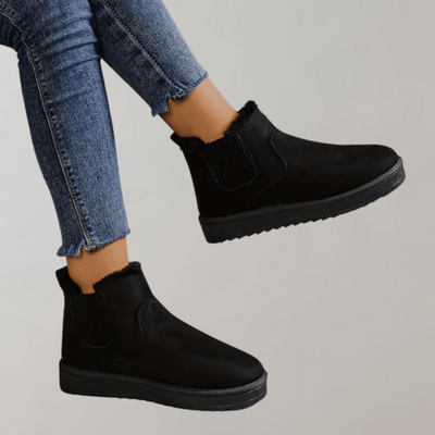 Winterstiefel | Slip-Ons | mit Fell gefüttert | Stiefeletten | Damenstiefel