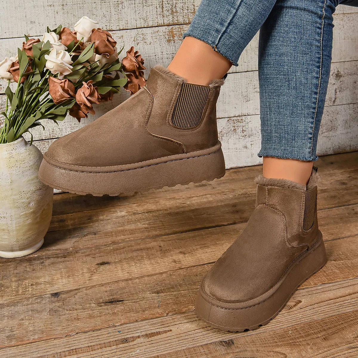 Winterstiefel | Stiefeletten | Slip-Ons | Fellgefütterte Stiefel | Damenstiefel