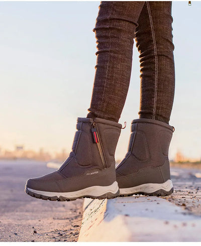 Winterstiefel | Wasserdicht | Rutschfest | Schneestiefel | Herrenstiefel