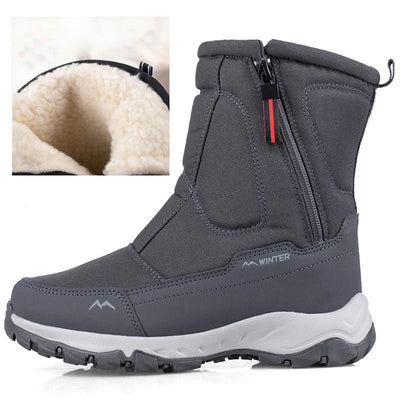 Winterstiefel | Wasserdicht | Rutschfest | Schneestiefel | Herrenstiefel