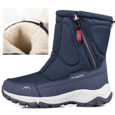 Winterstiefel | Wasserdicht | Rutschfest | Schneestiefel | Herrenstiefel