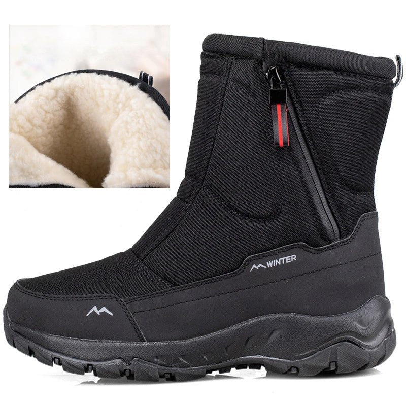 Winterstiefel | Wasserdicht | Rutschfest | Schneestiefel | Herrenstiefel