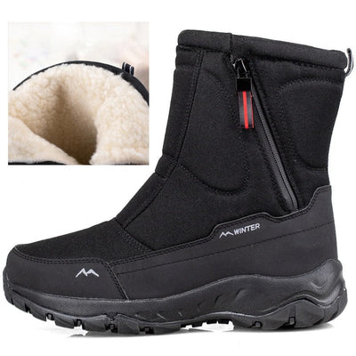 Winterstiefel | Wasserdicht | Rutschfest | Schneestiefel | Herrenstiefel