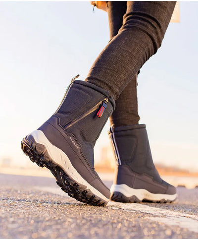 Winterstiefel | Wasserdicht | Rutschfest | Schneestiefel | Herrenstiefel