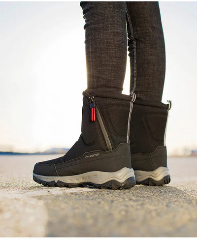 Winterstiefel | Wasserdicht | Rutschfest | Schneestiefel | Herrenstiefel