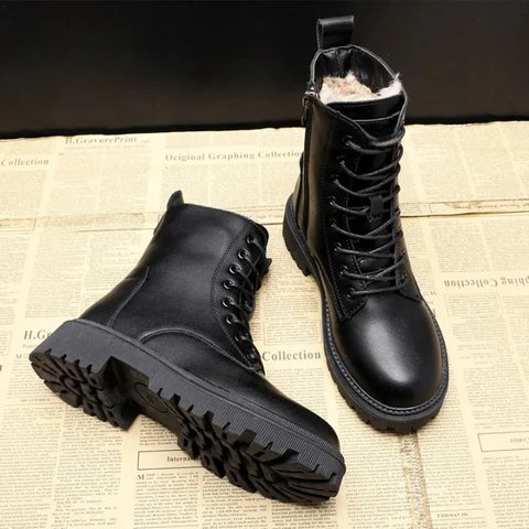 Winterstiefel | mit Fell gefüttert | Schnürstiefel | Stiefeletten | Damenstiefel