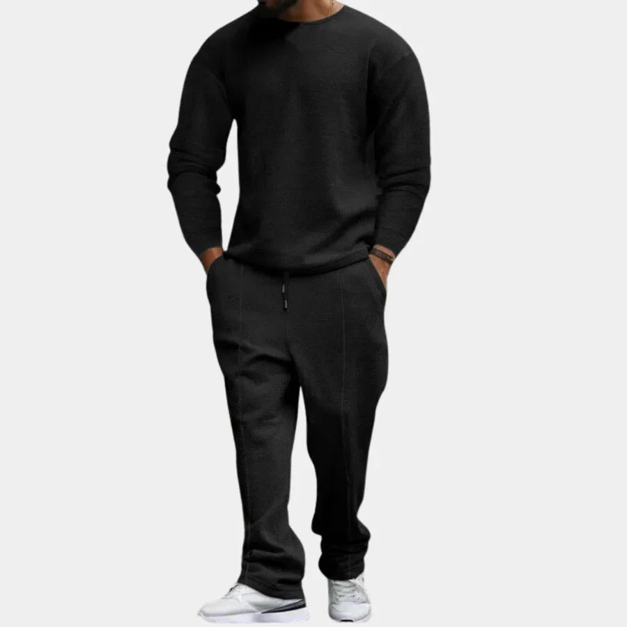 Zweiteiler | Langarm | Lockere Passform | Lounge-Set | Herren-Koordinatensets