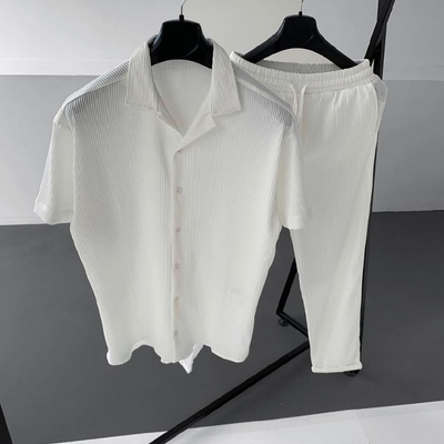 Zweiteiliges Set | Kurzarm | Kordelzug | Co-Ord Sets Herren | Herrenbekleidung