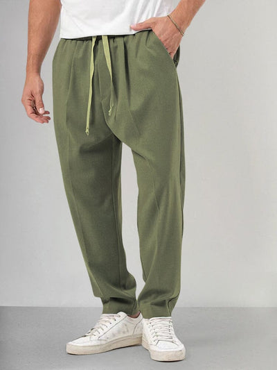 Zweiteiliges Set – lässige, locker sitzende Hose und Jacke im Partnerlook für Herren