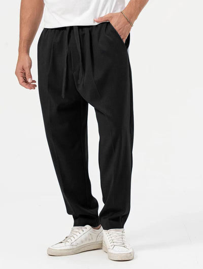 Zweiteiliges Set – lässige, locker sitzende Hose und Jacke im Partnerlook für Herren