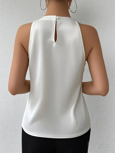 ELÉNA - ELEGANTE SATINBLUSE MIT OFFENEN SCHULTERN