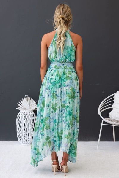ANNEMARIE™ - LANGES GEBLÜMTES KLEID