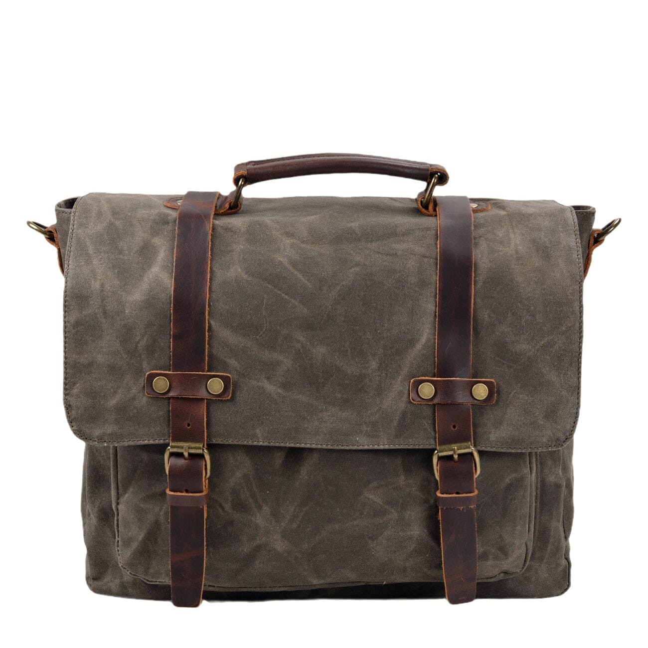 Lucadim | Herren Leinwand Bote Tasche | Vintage