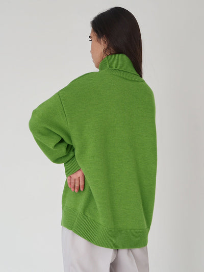 Langarm-Rollkragenpullover