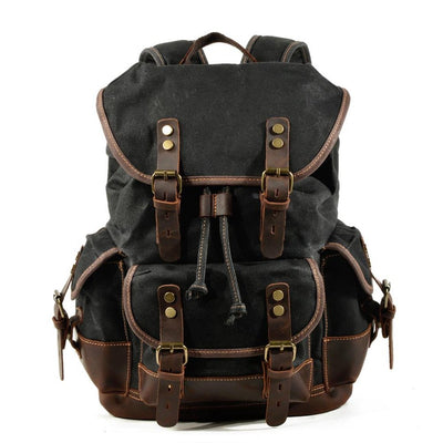 Kimba | Herren Leinwand Robuster Rucksack | Vintage