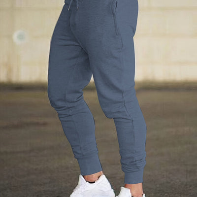 Bequeme Stretch Hose mit Reißverschlusstaschen und Kordelzug für Herren
