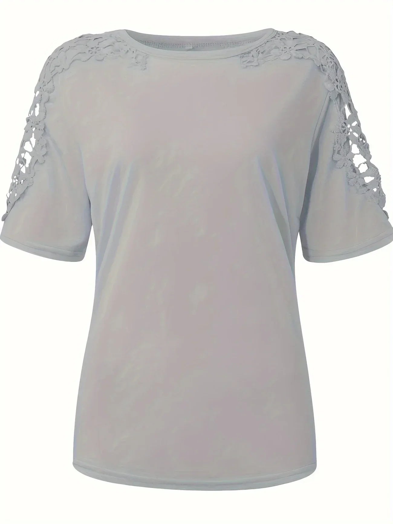 Ancuta – Elegantes Sommer Kurzarm T Hemd Mit Spitze
