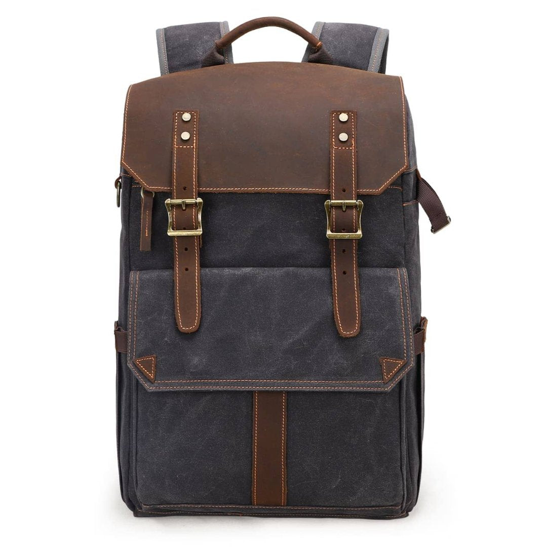 Zameroa | Herren Vintage Rucksack | Leinwand