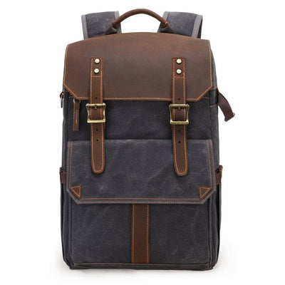 Zameroa | Herren Vintage Rucksack | Leinwand