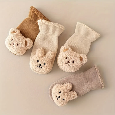 Antirutsch Babysocken – Mila | Mit süßem Bärenmotiv