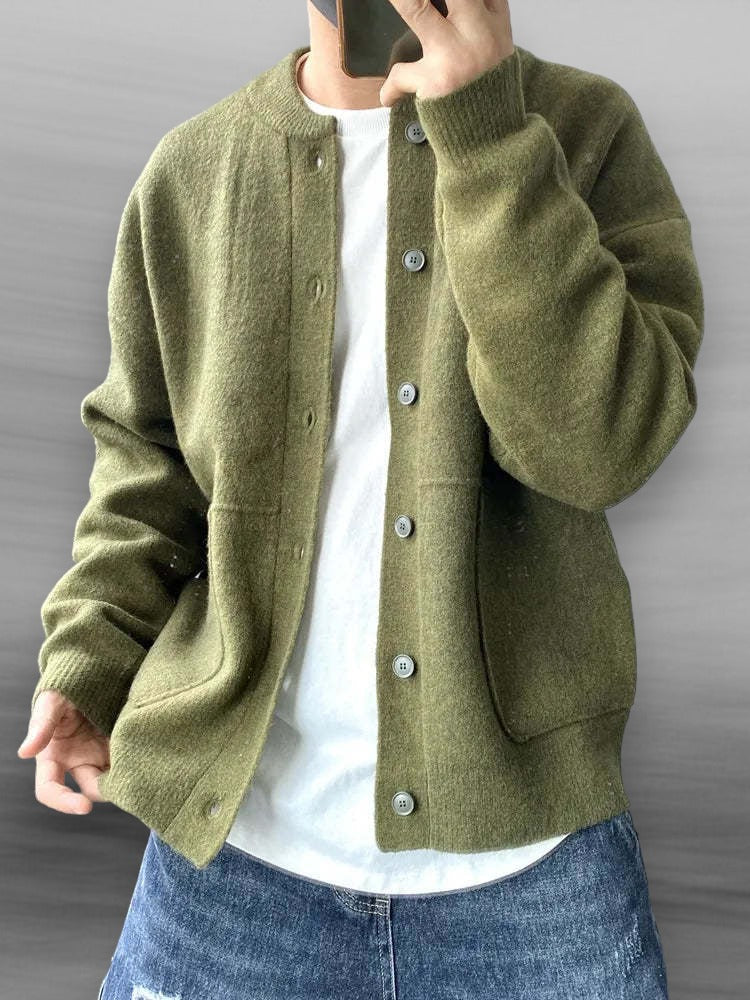 Emilio - klassische Bomberjacke mit Knöpfen für einen zeitlosen Look