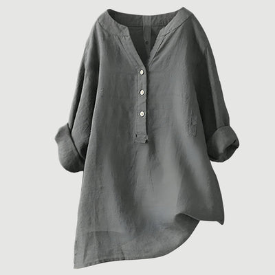 Zarina - Bequeme Leinenbluse