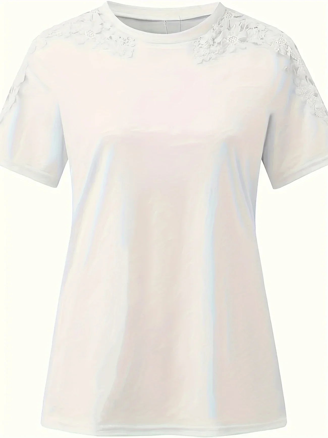 Ancuta – Elegantes Sommer Kurzarm T Hemd Mit Spitze