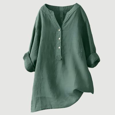 Zarina - Bequeme Leinenbluse