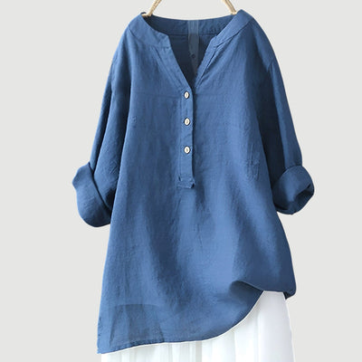 Zarina - Bequeme Leinenbluse