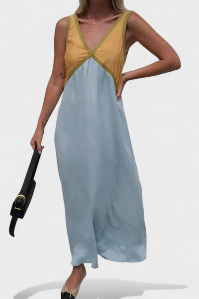 Vida – Elegantes ärmelloses Langes Kleid