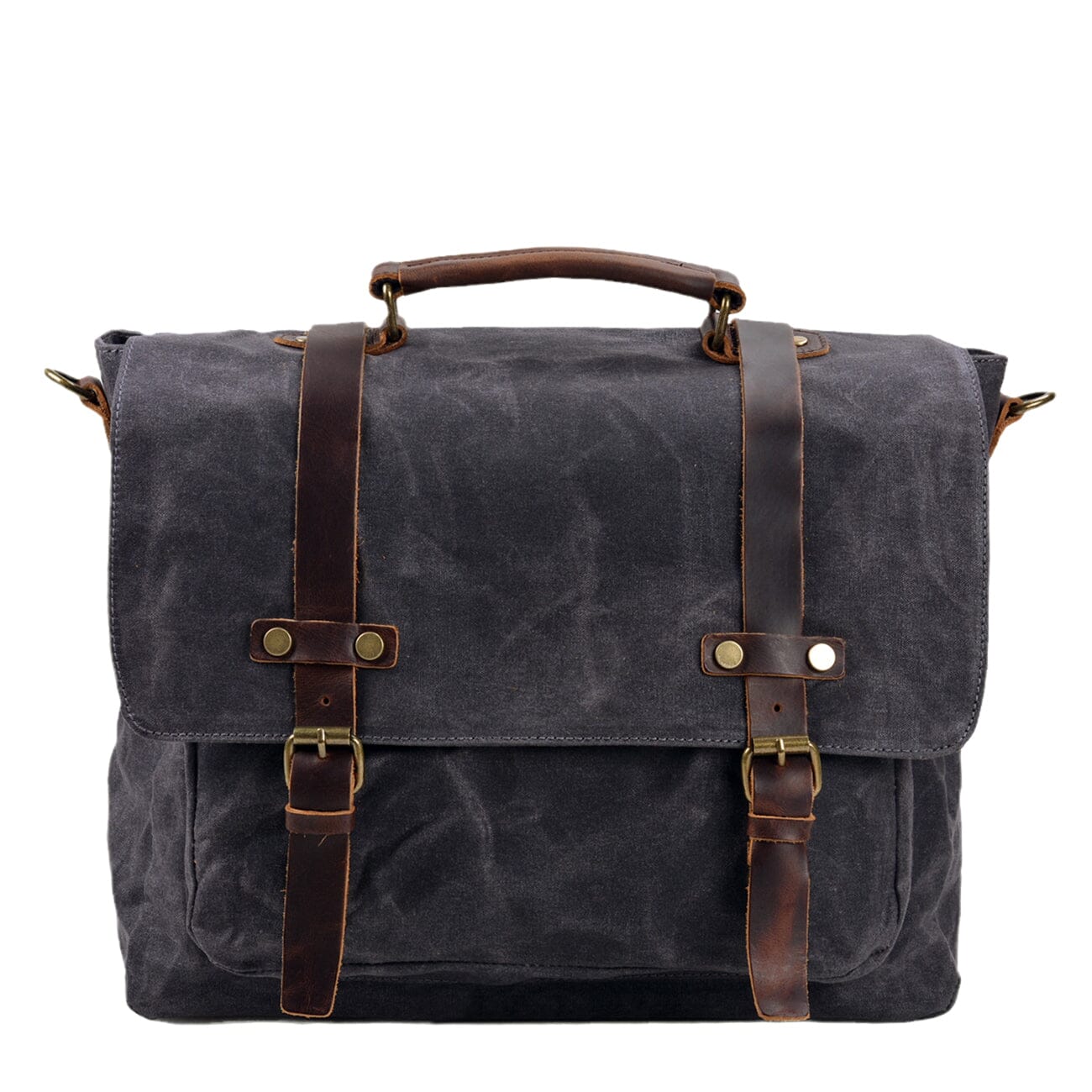 Lucadim | Herren Leinwand Bote Tasche | Vintage