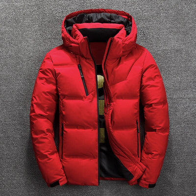 William - isolierte Winterjacke mit Kapuze und Reißverschlusstaschen