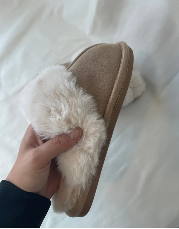 Karla - Teddybär Schuhe beige