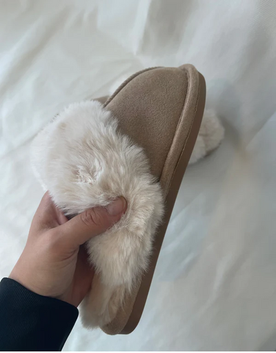 Karla - Teddybär Schuhe beige
