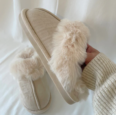 Karla - Teddybär Schuhe beige