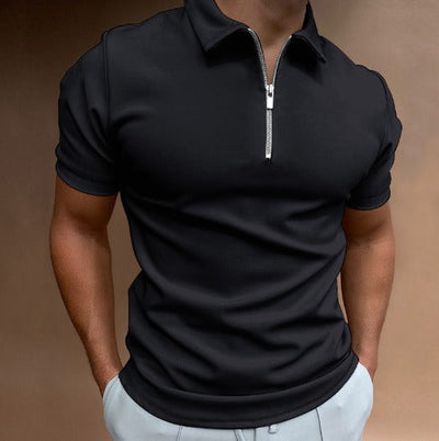 Willem - Poloshirt mit Reißverschluss