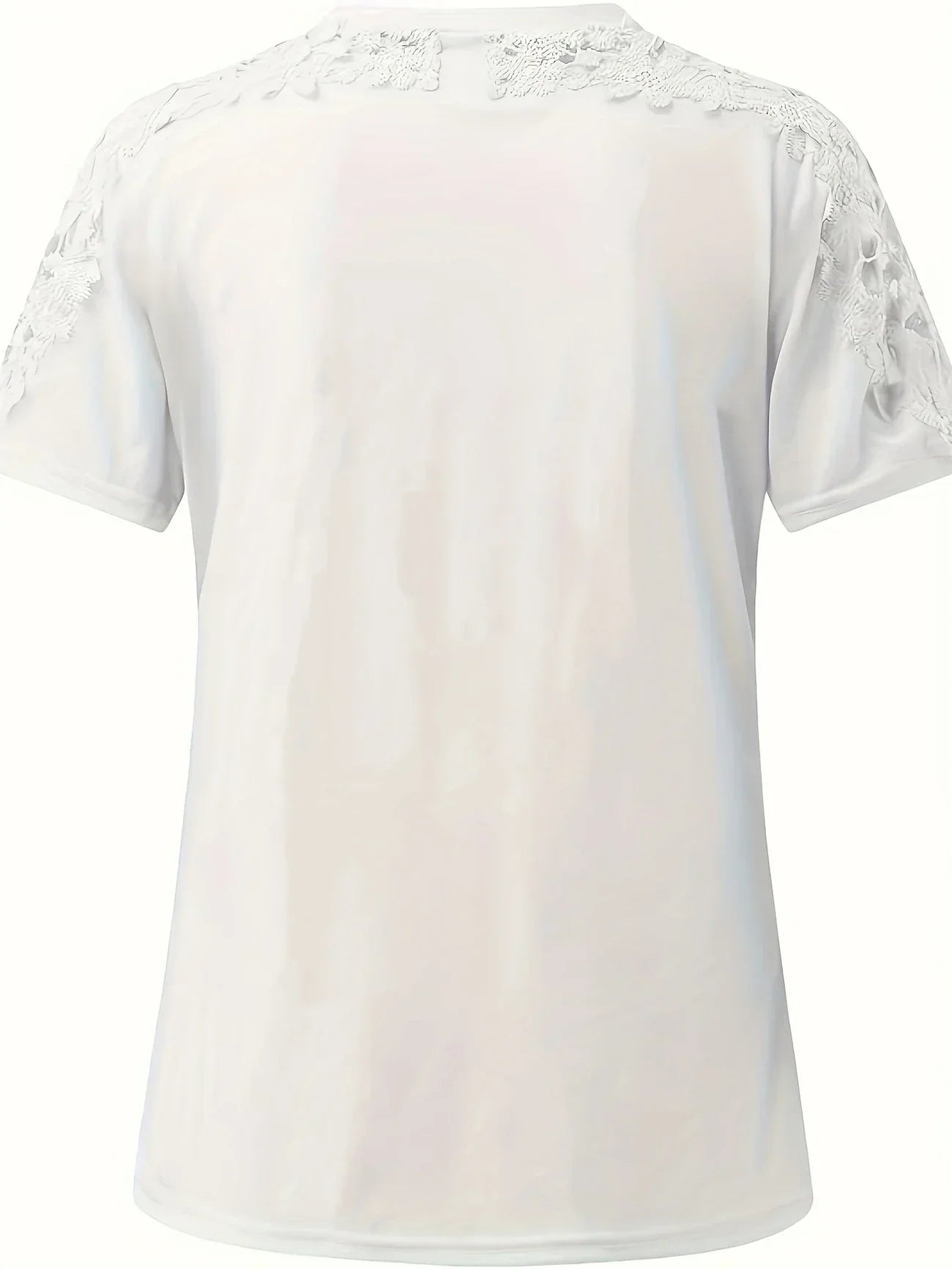 Ancuta – Elegantes Sommer Kurzarm T Hemd Mit Spitze