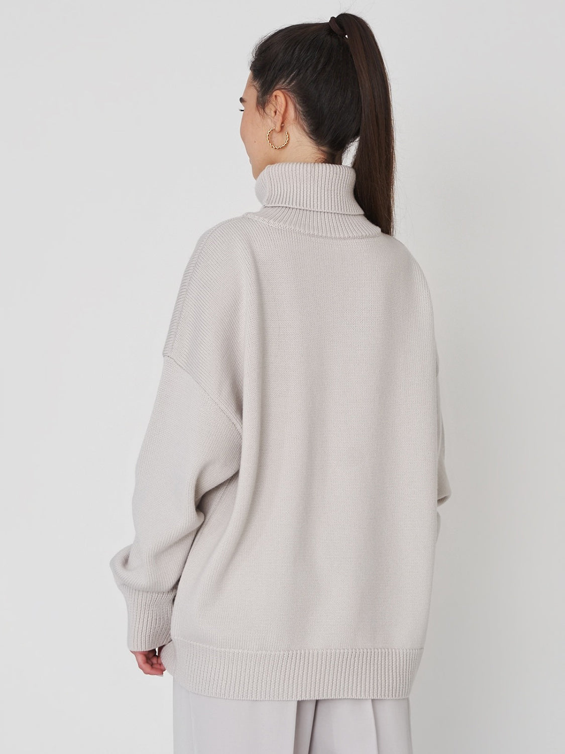 Langarm-Rollkragenpullover