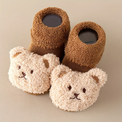 Antirutsch Babysocken – Mila | Mit süßem Bärenmotiv