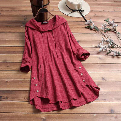 Saweram | Damen Winter Kapuzen Kleid | Lange