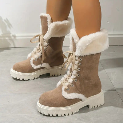 Winterstiefel mit Fellfutter für Damen