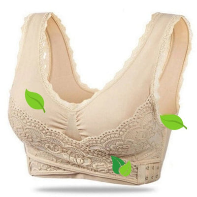 Almina | Damen Frontverschluss Stilvoll BH | Bequeme