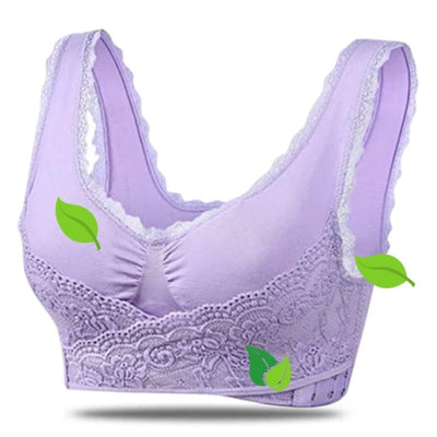 Almina | Damen Frontverschluss Stilvoll BH | Bequeme